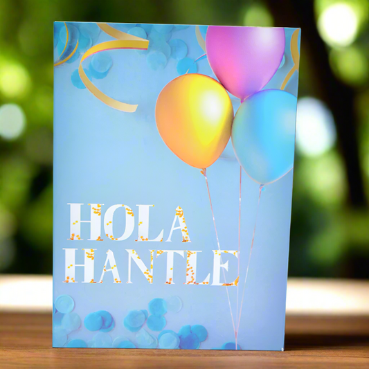 Balloons Birthday Card