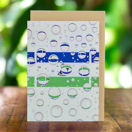 Lesotho Flag Card